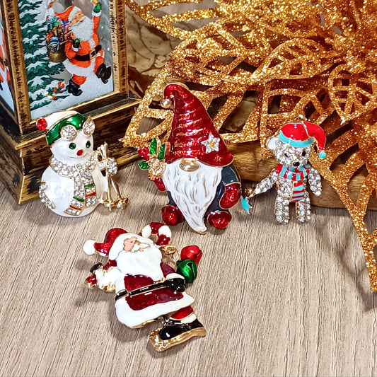 Broches "les Joyeux Compères"