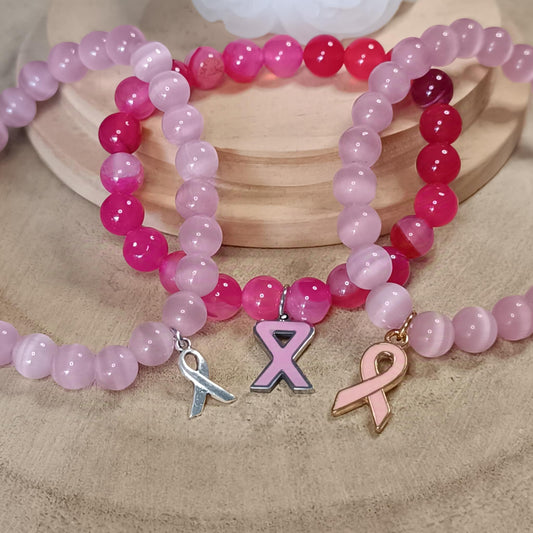 Bracelet Octobre Rose