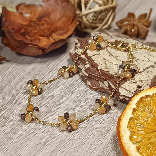 Bracelet Tricolore Fleur