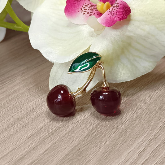 Broche Cerise