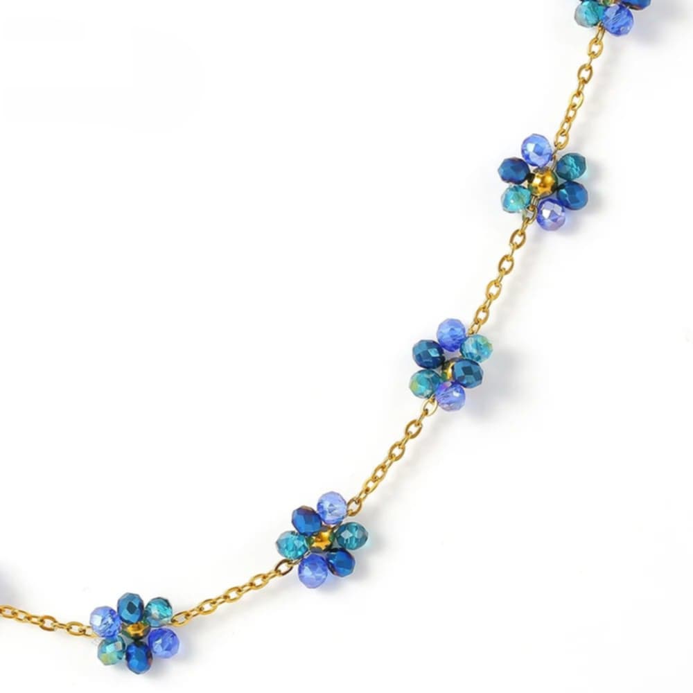 Collier Tricolore Fleur