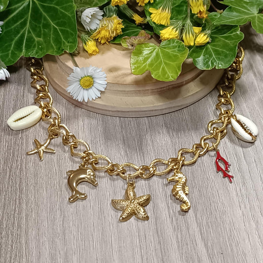 Collier Breloque Marina