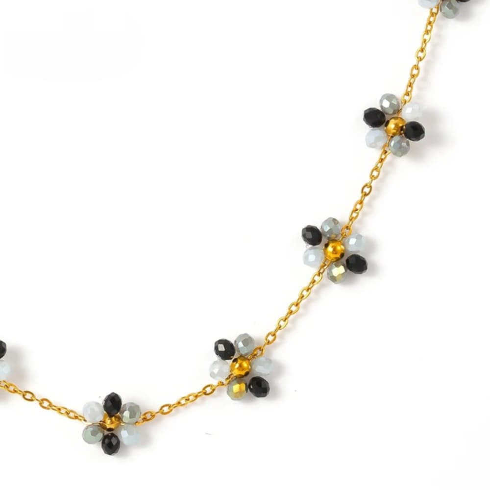 Collier Tricolore Fleur