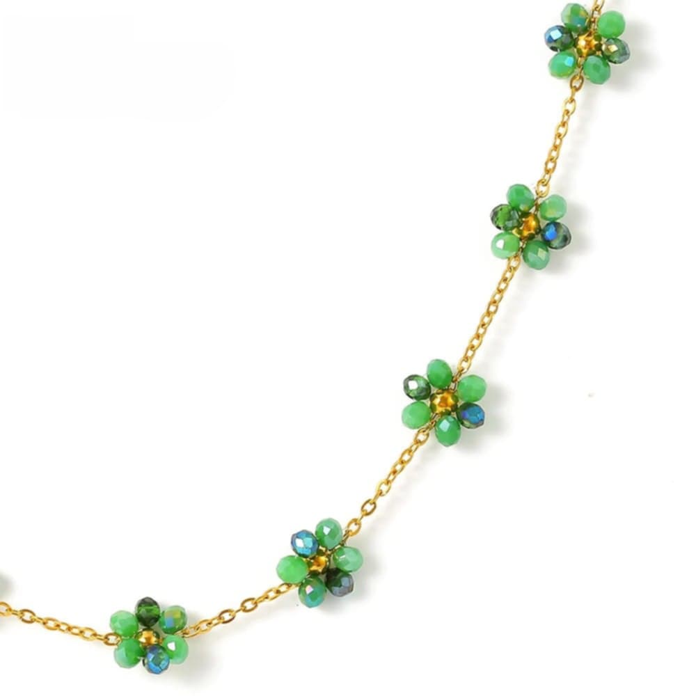 Collier Tricolore Fleur